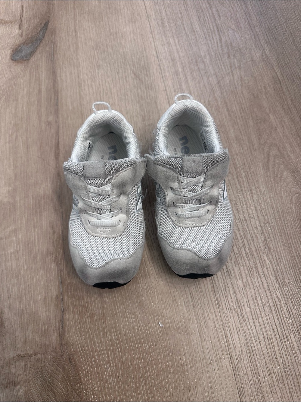 Toddler New Balance Gray Athletic Sneakers - Comfortable Everyday Shoes